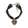 18K  Chanel 2021 Leather Choker Necklace