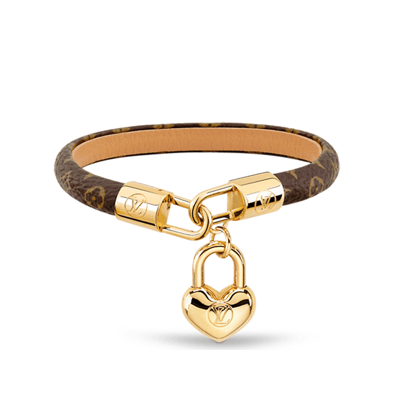 18K Louis Vuitton Crazy In Lock Charm Bracelet